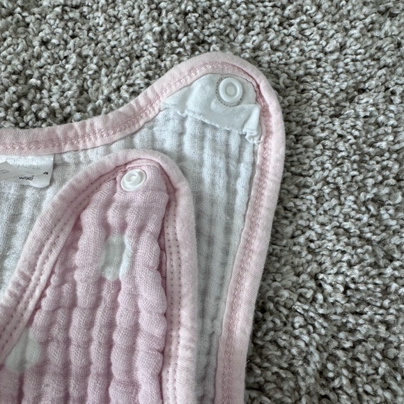 Baby Aspen baby swaddle Sweet Snuggles Muslin Wearable Blanket pink 0-6 months - Picture 9 of 10